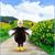 Bald Eagle Plush Swirl Fur Toddler Costume
