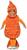 Goldfish Plush Swirl Fur Toddler Costume