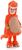 Belly Babies T-Rex Orange Dinosaur Plush Child Toddler Costume