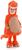 Belly Babies T-Rex Orange Dinosaur Plush Child Toddler Costume