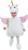 White Unicorn Belly Babies Toddler Costume