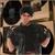 Faux Leather Rocker Vest Adult Costume