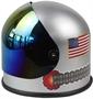 Silver Space Helmet Adult Costume Accessory | One Size