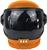 Orange Space Helmet Adult Costume Accessory