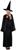Witch Cape and Hat Adult Costume Set | Black