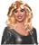 70's Feathered Adult Costume Wig | Blonde