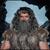 Viking Wig & Beard Adult Costume Set | Grey