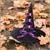 Witch Hat with Ribbon Adult Costume Accessory | Purple