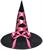 Witch Hat with Ribbon Adult Costume Accessory | Pink