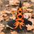 Witch Hat with Ribbon Adult Costume Accessory | Orange
