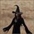 Curved Witch Hat Adult Costume Accessory | Black
