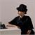 Black Felt Fedora Adult Costume Accessory