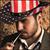 American Flag Cowboy Hat Adult Costume Accessory