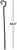 Shepherd Crook 56.5 Inch Foam Adult Costume Accessory
