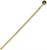 Gold Pimp Cane with Dollar Sign 33 Inch Long Adult Costume Accessory