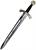 Stamped Sword 24 Inch Foam Adult Costume Accessory