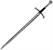 Sword with Curved Pommel 42 Inch Foam Adult Costume Accessory