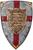 Three Lions Medieval Shield 20 Inch Foam Adult Costume Accessory