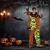 Neon Terror Blacklight Reactive Clown Adult Costume