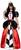 Alice in Wonderland Queen Of Hearts Adult Costume Dress