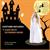 White Tulle Cape with Extended Hood Adult Costume