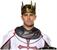 King's Silver Crown Foam Adult Costume Accessory