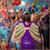 Mardi Gras Double Sided Feather Wings Adult Costume Accessory