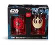 Star Wars 16oz Pint Glasses - Rebel & Empire Symbols - 2 Set