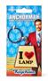 Anchorman The Legend of Ron Burgundy "I Heart Lamp" Keychain