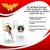 DC Wonder Woman Pint Glass Set | Two Action Packed 16-Ounce Cups | Set Of 2