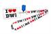 Doctor Who Lanyard: "I Heart the Doctor" with 2D TARDIS Charm