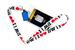 Doctor Who Lanyard: "I Heart the Doctor" with 2D TARDIS Charm