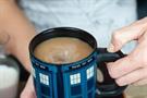 Doctor Who TARDIS 12oz Self-Stirring Coffee Mug | Automatic Mixing Travel Cup