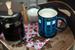 Doctor Who TARDIS 12oz Self-Stirring Coffee Mug | Automatic Mixing Travel Cup