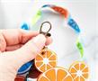 Disney - Mickey Lanyard w/charm-Mickey Icon Fruit