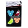 Disney Mickey Mouse Fruit 4 Piece Refrigerator PVC Magnet Set