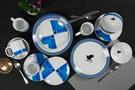 Harry Potter Ravenclaw 16-Piece Porcelain Dinnerware Set | Plates, Bowls & Mugs