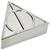 Harry Potter Deathly Hallows Symbol Silver Storage Box | 7.5 x 6.5 Inches