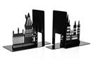 Harry Potter Hogwarts Castle Metal Bookends | Glow In The Dark Castle Design