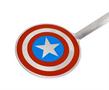 Marvel Captain America Shield Colored Flat Stainless Steel Wide Head Spatula
