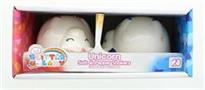 Glitter Galaxy Pink & Blue Unicorn Salt & Pepper Shaker Set