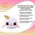 Glitter Galaxy 6-Inch Ice Cream Cone Horn Pink Narwhal Collectible Plush