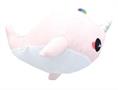 Glitter Galaxy 12-Inch Rainbow Spout Pink Narwhal Collectible Plush