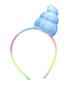 Glitter Galaxy Plush Blue Poop Emoji Child Costume Headband