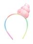 Glitter Galaxy Plush Pink Poop Emoji Child Costume Headband