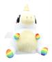 Glitter Galaxy 6-Inch Rainbow Hair White UniCow Collectible Plush