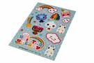 Glitter Galaxy Sticker Friends Sheet Wave 1