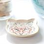 Cat Dish Plate | Small Ceramic Catchall Dish For Treats, Keys, Change, & More