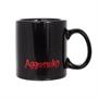 Aggretsuko Heat Reveal Fire & Skulls 20oz Ceramic Coffee Mug