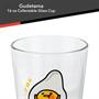 OFFICIAL Gudetama Lazy Egg Glass | Feat. Gudetama Laying Face Up | 16 Oz. Cup